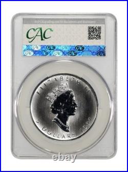 1997 Canada Maple Leaf 1 oz. 9999 Silver coin CAC MS 64 Key Date LOW Mintage