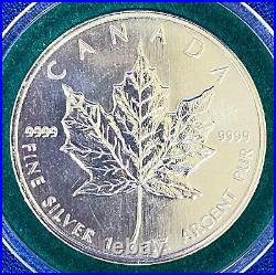 1997 Elizabeth II 5 Dollars Canada. 9999 Fine Silver 1oz Low Mintage Coin! 113