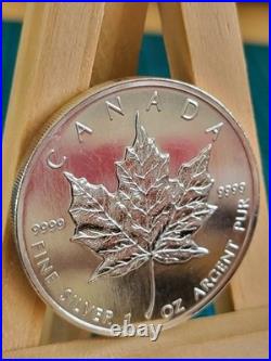 1997 VERY RARE 1oz Canadian Maple Leaf Silver Coin UNCIRCULATED AND GENUINE (25)