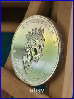 1997 VERY RARE 1oz Canadian Maple Leaf Silver Coin UNCIRCULATED AND GENUINE (25)