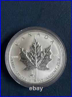 1998 Canada $5 1oz RCMP Privy Mark Silver Maple Leaf Bullion coin