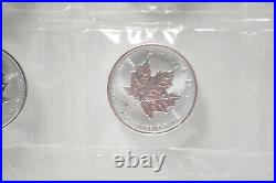 1998 Canada $5 Maple 1-oz. 9999 Silver Titanic Privy Mark 10 pc (otx516)