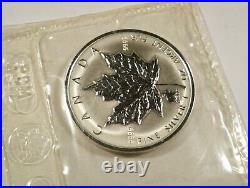 1999 CANADA $5 SILVER MAPLE LEAF RABBIT PRIVY MARK w COA 1 OZ COIN REVERSE PROOF