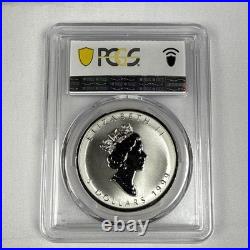 1999 Canada Rabbit Privy Silver Maple Leaf $5 PCGS MS69