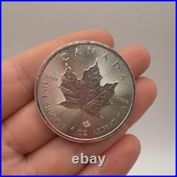 1oz 9999 Silver 2022 Canadian Maple Bullion Coin Collectible
