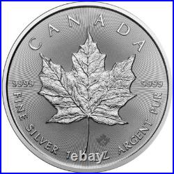 1oz Canadian Maple Leaf Mixed Dates Silver Coin 999 Finesse Bullion In Coin Case