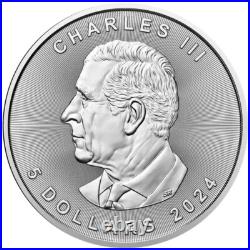 1oz Canadian Maple Leaf Mixed Dates Silver Coin 999 Finesse Bullion In Coin Case