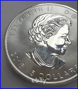1oz Fine Silver 9999 Superman Canadian Maple Leaf Coin 2016