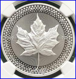 1oz Silver 2019 Maple Leaf $5.00 POTN Modified PF-69 NGC First release