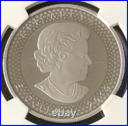 1oz Silver 2019 US/CA Maple Leaf NGC Modified PF-70, POTN, Top-Pop