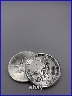 1oz Silver Bullion (£89.99 Each) 2025 King Charles or Maple Leaf