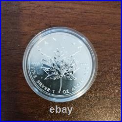 1oz Silver Canadian Maple Bullion Coin 2013 999 Fine Silver