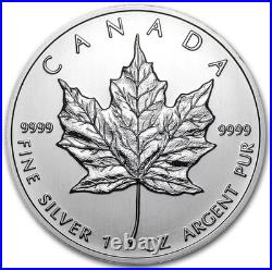 1oz Silver Canadian Maple Leaf Coin (2012)