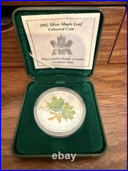 1oz Silver Maple Leaf Coloured Spring Coin Seasons In Colours Collection