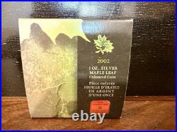 1oz Silver Maple Leaf Coloured Spring Coin Seasons In Colours Collection