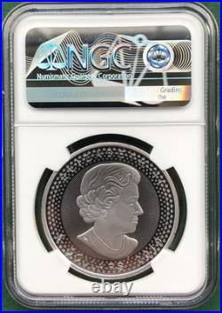 1oz silver Maple leaf, 2019, NGC PF-70, Pride of two nations. Top coin