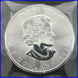 2 2017 Canadian Five Dollar? Leafs Flawless BU in Protective Sleeves