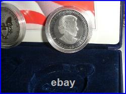 2 Coins 2019 Pride of Two Nations Reverse Proof Silver Eagle Maple Leaf in Case