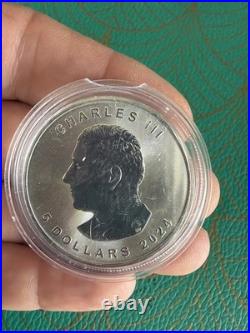 2 X 1oz Canadian Maple 9999 Fine Silver Coins 2 X 1oz Canadian Maple 9999 Fine Silver Coins