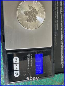 2 X 1oz Canadian Maple 9999 Fine Silver Coins