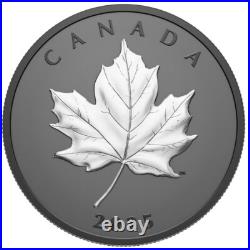 20 $ Dollar Elegant Maple Leaf Black Rhodium Plating Canada 1 Oz Silver 2025 20 $ Dollar Elegant Maple Leaf Black Rhodium Plating Canada 1 Oz Silver 2025