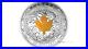 20$ Dollar Majestic Maple Leaf Canada Drusy Stone Quartz 2015 Pf 1 OZ Silver
