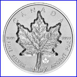 20$ Dollar Super Incuse Silver Maple Leaf Canada 1 OZ Silver Reverse Proof 2021