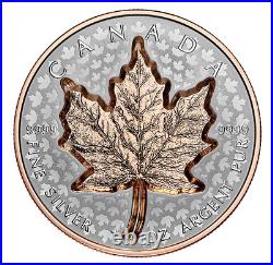20$ Dollar Super Incuse Silver Maple Leaf Canada 1 OZ Silver Reverse Proof 2022