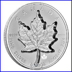 $20 Super Incuse Silver Maple Leaf Canada 1 oz 2021 Silver Reverse Proof