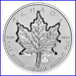 $20 Super Incuse Silver Maple Leaf Canada 1 oz 2021 Silver Reverse Proof