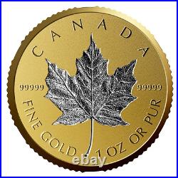 200 $ Dollar 30th Anniversary 30 Years Silver Maple Leaf Canada 1 oz Gold 2018