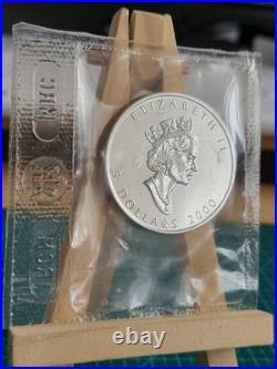 2000 1oz Canadian Maple Leaf Silver coin MILLENIUM PRIVY RCM SEALED GENUINE (2) 2000 1oz Canadian Maple Leaf Silver coin MILLENIUM PRIVY RCM SEALED GENUINE (2)