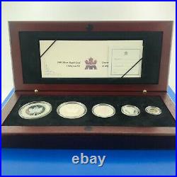 2003 Canada RCM Silver Maple Leaf Hologram Commemorative 5 Coin Set 9999 Fine