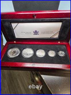 2003 Canada Silver Maple Leaf Hologram-$1 to $5.9999 Fine Silver-15th Anniv