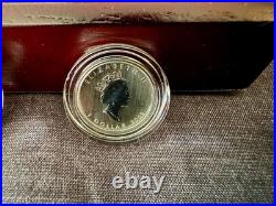 2003 Silver Maple Leaf Hologram Set With Original Box, Set # 00114 Out Of 30,000