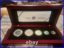 2003 Silver Maple Leaf Hologram Set with original box