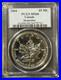 2004 1 Oz. 9999 Silver Canada Maple Leaf with Alphonse Desjardins Privy Mark