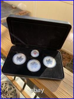 2004-2005 Canada LEGACY of LIBERTY (3) 1oz SILVER Maple Leaf Comm. Coin Set # 86