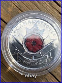 2004-2005 Canada LEGACY of LIBERTY (3) 1oz SILVER Maple Leaf Comm. Coin Set # 86