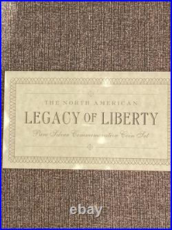 2004-2005 Canada LEGACY of LIBERTY (3) 1oz SILVER Maple Leaf Comm. Coin Set # 86