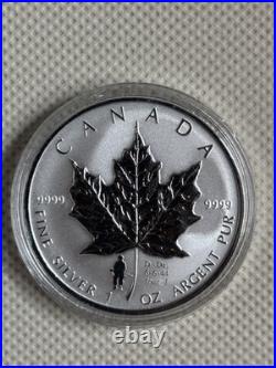 2004 Canada $5 1oz D-day Privy Mark Silver Maple Leaf Bullion coin
