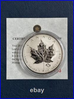 2004 Canada $5 1oz Pisces Privy Mark Silver Maple Leaf coin Zodiac series