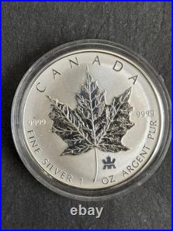2004 Canada $5 1oz RCM Royal Canadian Mint Privy Silver Maple Leaf Bullion coin