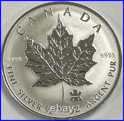 2004 Canada Silver Maple Leaf Privy Mark 5-Coin Reverse PROOF Set