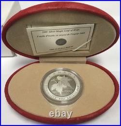 2005 Canada $5 1oz. 999 Silver Maple Leaf of Hope Proof Coin with OGP and COA