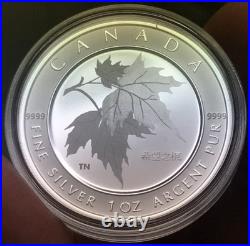 2005 Canada $5 1oz. 999 Silver Maple Leaf of Hope Proof Coin with OGP and COA