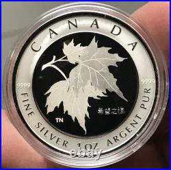 2005 Canada $5 1oz. 999 Silver Maple Leaf of Hope Proof Coin with OGP and COA