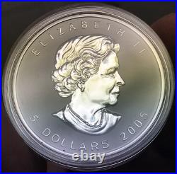 2005 Canada $5 1oz. 999 Silver Maple Leaf of Hope Proof Coin with OGP and COA