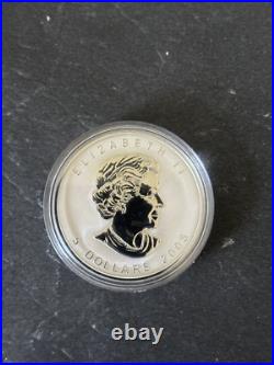 2005 Canada $5 1oz V-E day Privy Mark Silver Maple Leaf Bullion coin