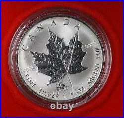 2005 Canada $5 Silver Maple Leaf Dragon Coin Original Presentation Box and COA